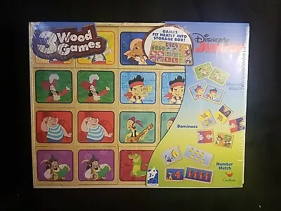 Disney Jake And The Neverland Pirates Wood Games - Memory Dominos Number Match • $24.98