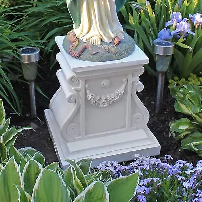 NG314105 Classic Statuary Garden Plinth Base Riser - Medium 30.5 Cm - Polyresin  • £73.66