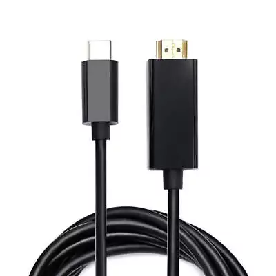 USB TypeC To HDMI Cable 3.1 USB-C Male To HDMI Male 4K Adapter Cable • $16.56