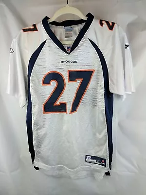 Reebok Denver Broncos 27 Knowshon Moreno XL Boys On Field Screen Print   • $23.96