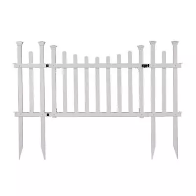 Zippity Outdoor Products Fence Gate 5.2' X 2.5' Vinyl Material UV Protected • $92.13