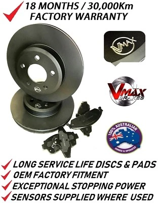 Fits NISSAN NX Coupe B13 2.0L DOHC 258mm Disc 1991-94 REAR Disc Rotors & PADS • $200.36