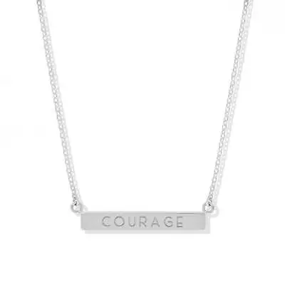 Boma Jewelry Courage Horizontal Bar Necklace 925 Sterling Silver NEW (NA 9089) • $30