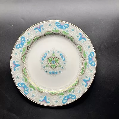 Mintons China Porcelain Salad Plate Enameled Bluebells 1891-1901 • $75