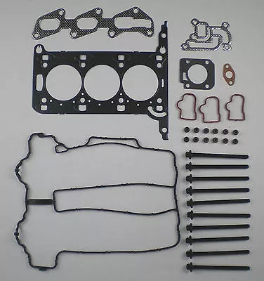 HEAD GASKET SET BOLTS AGILA CORSA 1.0 Z10XEP 03 On C D TWIN PORT VAUXHALL OPEL • $81.36