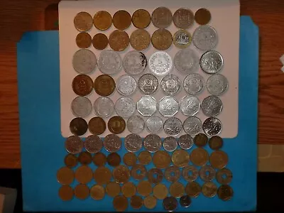 France Coin Lot- 88  'pre-euro' Coins - More Rare - No Duplicates - 1917-1997  • $80