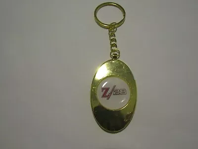 $7.99 • Buy Chevrolet Camaro Z/28 Z-28 Z28 Vintage Emblem Logo Keychain Keyring Gold Metal