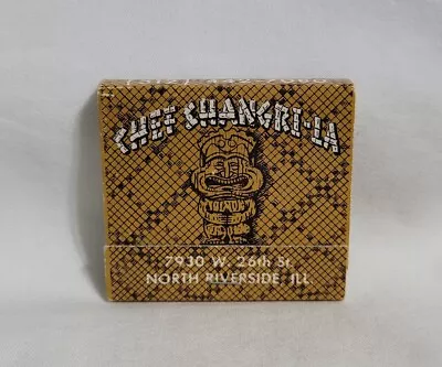 Vintage Chef Shangri-La Tiki Restaurant Matchbook Riverside IL Advertising Full • $14.99