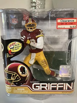 NFL McFarlane Series 31 Robert Griffin RG3 Redskins Figure Home Jersey Brand New • $15