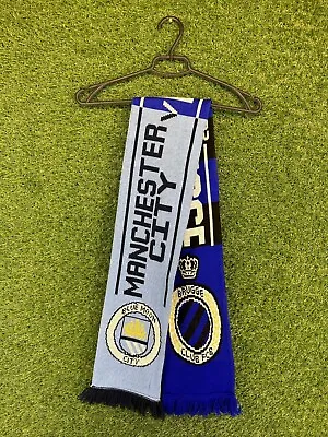 Manchester City England Vs Brugge 2021/2022 Cup Rare Football Soccer Match Scarf • $8.49