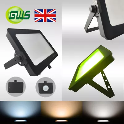 Infinity LED Floodlights Outdoor Garden Security PIR/Dusk To Dawn Sensor Lights • £29