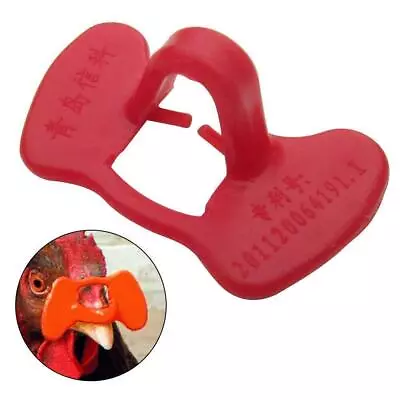 50pcs Pinless Chicken Peepers Pheasant Poultry Blinders Spectacles No Fighting • $11.95