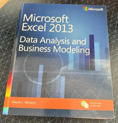 Microsoft Excel 2013 - Data Analysis And Business Modeling Book • £9.99