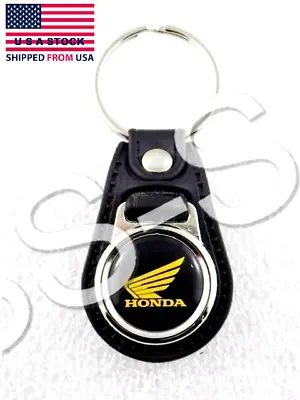 ****honda Wing Key Fob****motorcycles Ring Patch Pin Gold Wing Shadow Vtx Chain • $12