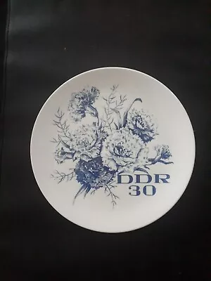 VTG Meissen DDR 30 German Democratic Republic 30 Year Anniversary Plate  1979? • $65