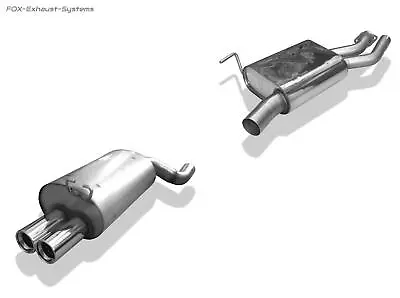 Stainless Steel Sportauspuff-Komplettanlage From Cat Mercedes Sl R129 2x80mm • $1490.78
