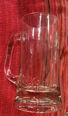 Vintage Large Heavy Glass Beer Mug Perfect For That Iced Cold Beer Mug • $8.14