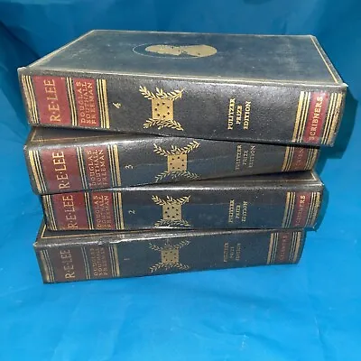 R. E. Lee -Douglas Southall Freeman Vol 1&2&3&4 Pulitzer Prize Ed Scribners 1936 • $189.38