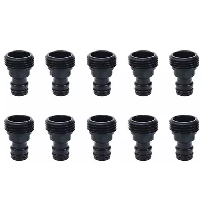10X Plastic Garden Hose Male Connector 3/4 Inch GHT Quick Release Tubing N827 • $7.50