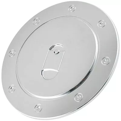 Riple Chrome Fuel Gas Cap Door Cover For 2007-2014 Chevrolet Silverado 3500-b4 • $13.39