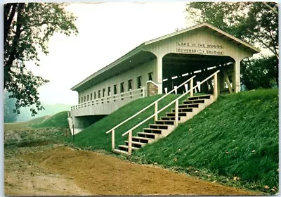 Postcard - Lake Of The Woods Covered Bridge Mahomet Champaign County Illinois • $8.39