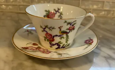 Limoges France Antique Tea Cup A. Lanternier  & Co. • $22