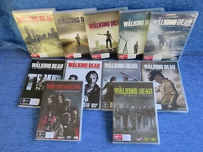 The Walking Dead Season 1 To 11 Dvd Tv Andrew Lincoln 10 9 8 7 6 5 4 Jon Berntha • $185