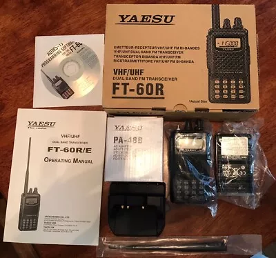 Yaesu FT-60R Dual Band Handheld Radio Transceiver • $169.99