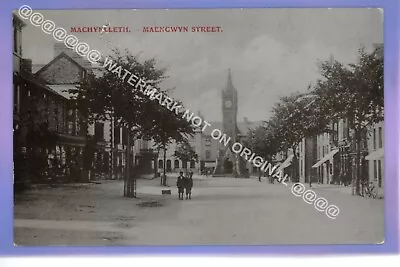EARLY 1905 MAENGWYN STREET MACHYNLLETH POWYS Montgomeryshire LOCAL POSTCARD • £1.99