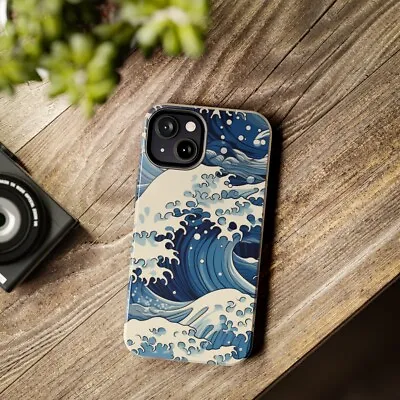 Tough Phone Cases - Kanagawa Wave Design (iPhone And Android) • $13.93