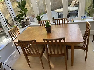 McIntosh Extanable Dinning Table With Chairs Mid Century Teak • £2.20
