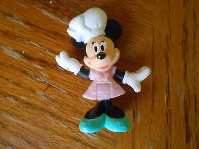 DISNEY CHEF MINNIE MOUSE PVC Figurine/Cake Topper 2.5  VGC • $8.50