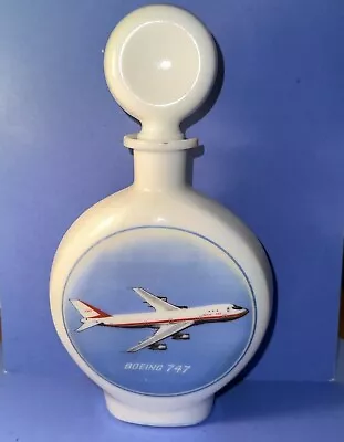 Boeing 747-100 Commemorative Vintage Liquor Decanter Bottle • $9.90