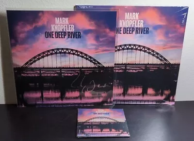 MARK KNOPFLER One Deep River SIGNED Limited Vinyl CD AUTOGRAPHED 12” [IN HAND!] • $198