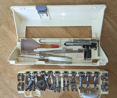 Bernina Sewing Machine Old Style Foot Set (12)Accessory Case Box PACKED • $150