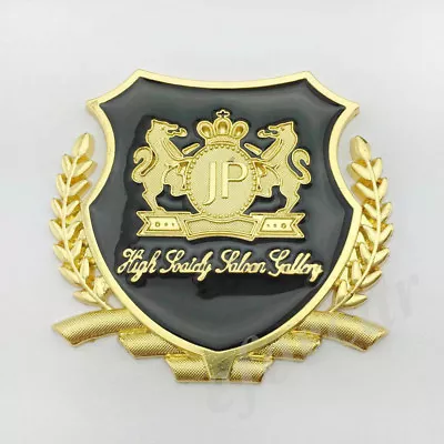 Gold Metal JP Junction Produce VIP Emblem Car Trunk Window Decal Sticker Bagde • $7.41