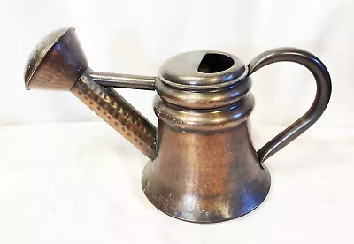 Solid Copper / Bronze Hammered Watering Can 15 In X 8.5in • $33.77