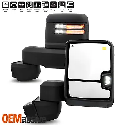 19-23 Chevy Silverado 2500HD/3500HD GMC Sierra Towing Mirror Power Heated Black • $319.99