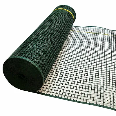 Garden Fencing Semi Rigid 20mm Plastic Mesh Net Animal Landscaping Green 3 Sizes • £23.99