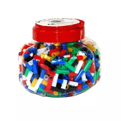 Creation Station Barrel Of Straw Beads In Assorted Colours And Sizes Pack 1000 • £8.99