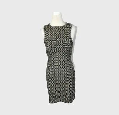 $44.95 • Buy Tigerlily Pencil Dress Size AU 12 Geometric Pattern Knitted Sleeveless Cotton