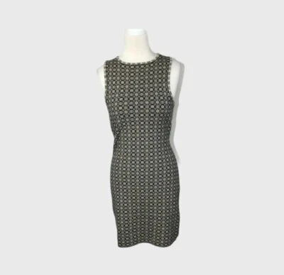$44.95 • Buy Tigerlily Pencil Dress Size AU 12 Geometric Pattern Knitted Sleeveless Cotton