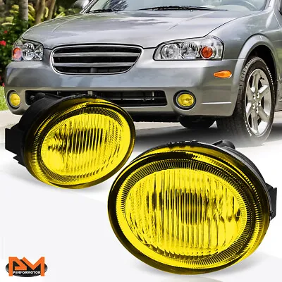 For 02-03 Maxima A33 VQ35DE Amber Lens Front Bumper Driving Fog Light/Lamp Pair • $45.89