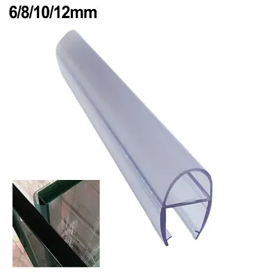 Easy Installation D Shaped Bubble Strip Waterproof Seal For Glass Shower Doors • £7.26