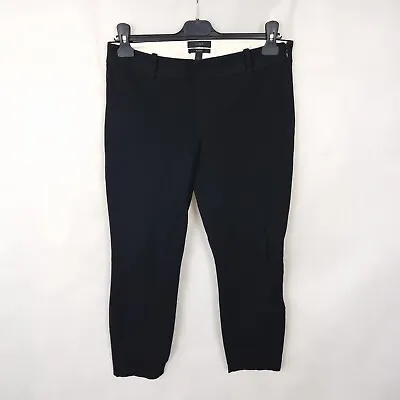 J.CREW Minnie Slim Fit Trousers Womens US 2 UK 6 W30 L25 Stretch Navy Blue • $5.58