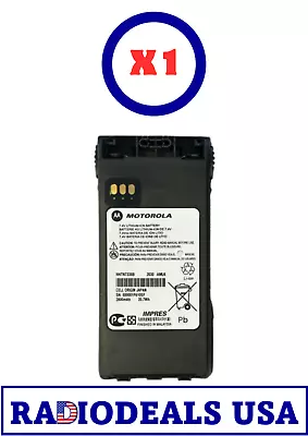 Motorola Genuine NNTN7335 Impres Lithium 2800mAh Battery HT750 XTS1500 - 1 PC • $69