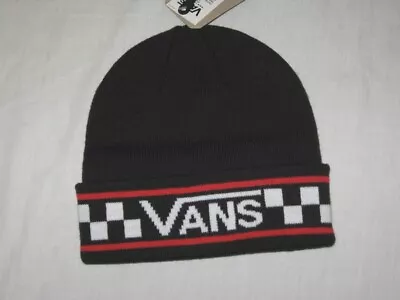 BNWT  VANS  Off The Wall Stackton  Beanie Hat  Black • £19.29