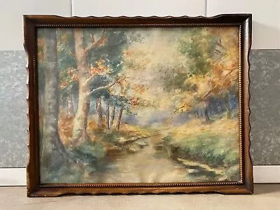 🔥 Fine Antique Early California Impressionist Landscape Painting Mawhinney 1910 • $975