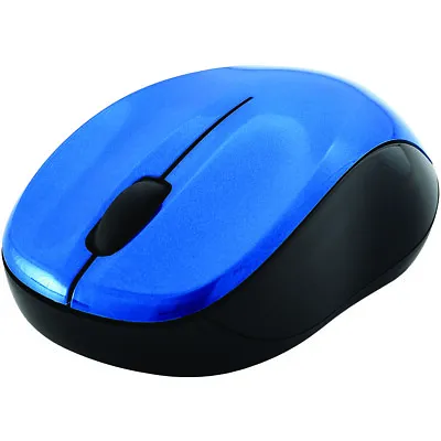 Silent Wireless Blue LED Mouse, 2.4 GHz, 32.8 Ft Range, Left • $20.54