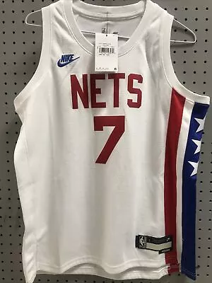 Brooklyn Nets Nike Classic Edition #7 Durant  Swingman YOUTH Jersey L - NWT-$90 • $19.95